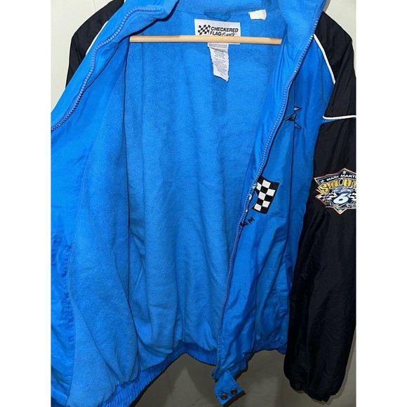 NASCAR Mark Martin #6 Salute To You Full Zip Jacket Blue Black - Picture 5 of 6